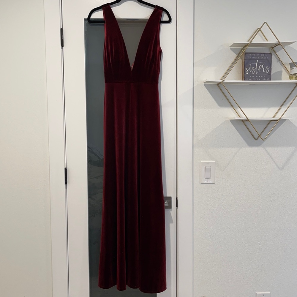 Jenny yoo dark berry Logan dress in perfect condition